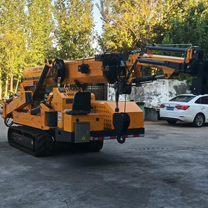 Yeni Tasarım 5 Bölümlü Vinç Kolu Paletli Örümcek Vinç Dar Alan Hidrolik Dizel 19m Kaldırma Yüksek Verimli - Product Image 3