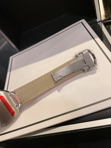 Montre mécanique automatique élégante et tendance, cadran en nacre, bracelet en cuir de vache rose à motif litchi, étanche - Product Image 4