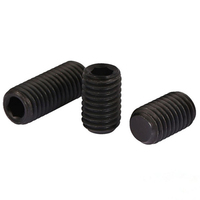 Din913 Din914 Din916 Gr12.9 Acier allié noir M1.4 M2 M2.5 M3 M4 Allen Vis sans tête Vis à douille
