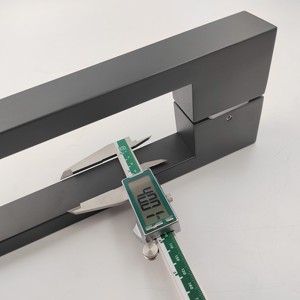 Tubo cuadrado en forma de <span class=keywords><strong>U</strong></span> Pies rectangulares grandes manijas modernas para puerta de vidrio al por mayor manija de puerta de vidrio acero inoxidable 304 - Product Image 3