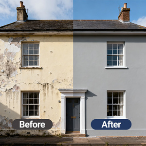 צבע אקרילי נוזלי למכירה חמה, צבע חיצוני לקירות, עמיד בפני מזג אוויר, קל לניקוי, איכותי לשימוש ביתי ובדירות. - Product Image 4