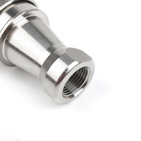 Conector Rápido de Alta Presión para Instalaciones Internacionales, Conector de Electrolito con Rosca Interna, Accesorio para Tuberías de Agua