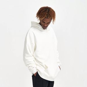 Custom Logo High Quality Cotton <b>Polyester</b> Thick Blank Plain Heavyweight Oversized <b>Hoodies</b> Unisex Plus Size Men's Women <b>Hoodies</b> - Product Image 6