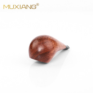 Muxiang Rosewood Smoking Pipe Chicken Leg Style Short Stem 3mm Filter Core Wooden Tobacco Pipe For Personal Gift - Product Image 3