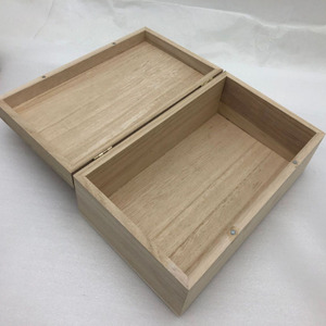 Caja de almacenamiento de regalo de madera Paulownia Caja de baratija de madera barata - Product Image 6