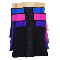 Corset amincissant en latex pour femme, avec baleines en acier, pour un effet sablier et une taille cintrée
