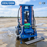 Foreuse de puits d'eau portable haute efficacité 200M, machine de forage de puits d'eau CE ISO9001, vente directe