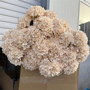 Hoa giả cẩm tú cầu trắng hồng, bán chạy, một bông, dùng trang trí đám cưới, Ngày của Mẹ, Giáng sinh & Tiệc mừng năm mới - Product Image 3