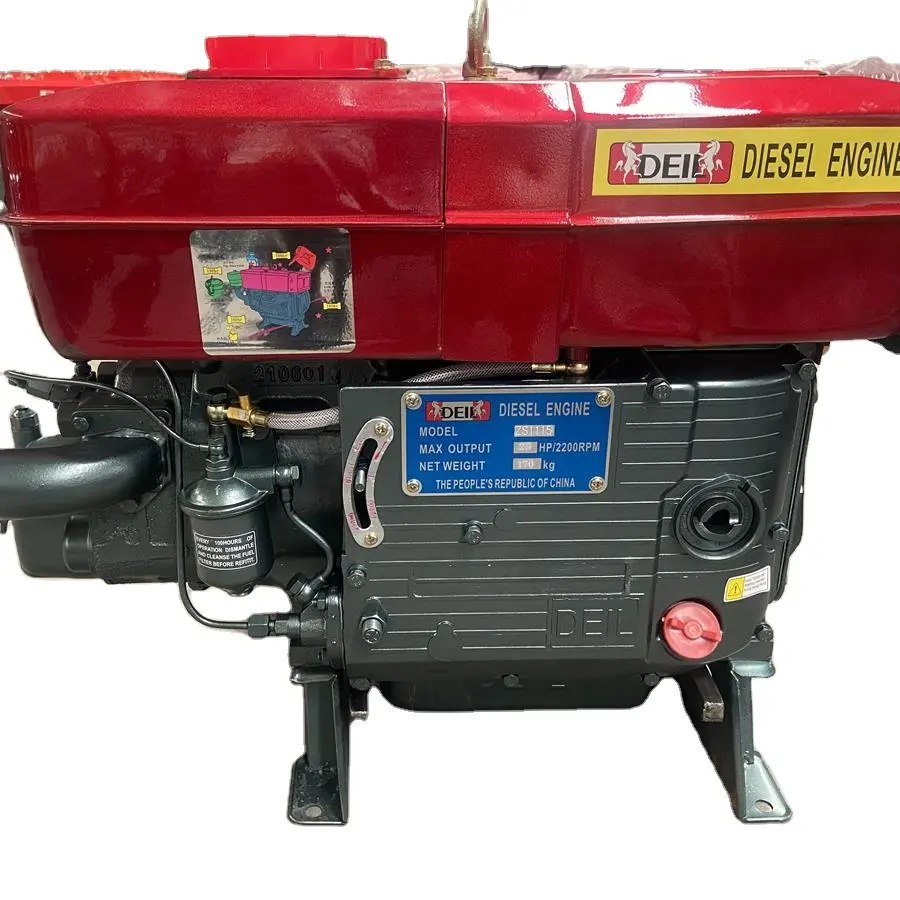 Trung Quốc đa chức năng nông nghiệp DIESEL làm mát bằng nước zs1115 xi lanh đơn động cơ diesel 15HP