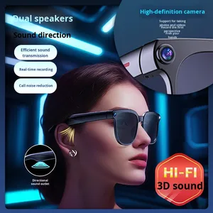 Lunettes de soleil intelligentes Mepe avec étanchéité IP65 pour la musique, l'enregistrement <span class=keywords><strong>vocal</strong></span>, la traduction IA, la myopie et la vidéo 1080p - Product Image 4