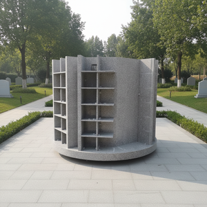 Niches de columbaires en granit traditionnel américain avec garantie d'un an pour usage funéraire - Product Image 4