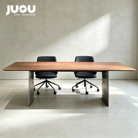 JUOU 2025 Nouvelle Arrivée, Bureau de Travail Moderne et Élégant en Bois, Design Contemporain, Table de Réunion, Table de Négociation, Table de Conférence