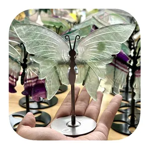 Hot New Product Crystal Crafts Crystal Carving Wings Crystal Carvings Wholesale With Factory Latest