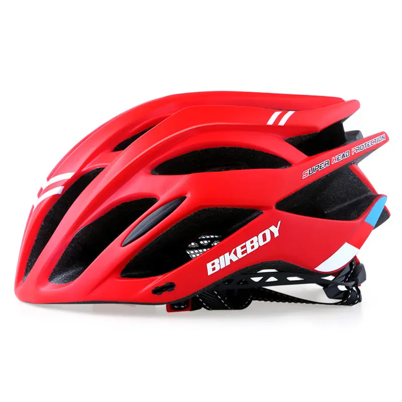 Helm Sepeda Gunung Sepeda Balap Pria dan Wanita, Helm MTB Yang Dapat Disesuaikan dengan Visor Lepas Pasang