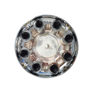 Chevrolet Wheel Cap 215mm Diameter 8 Holes Chrome Finish For Replacement - Product Image 4