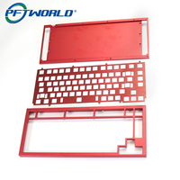 Clavier personnalisé en métal CNC, service d'usinage CNC, pièces en aluminium, plaque, kit de boîtier de clavier mécanique sans fil