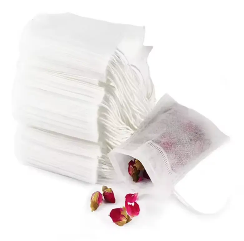 Bolsitas de té desechables Bolsas de filtro para Infusor de té con sello de cuerda Filtros de grado alimenticio Bolsitas de té