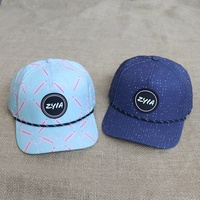 Casquettes de baseball et de golf pour hommes, design populaire, logo personnalisé en PVC, visière incurvée avec cordon, trous découpés au laser, imprimées, haute performance