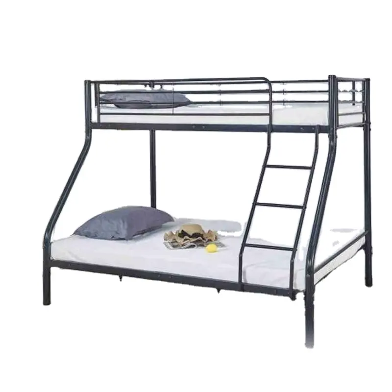 Factory cheap metal bunk bed frame sheet wrought iron bed steel Double beds for Construction site worker staff dormitory