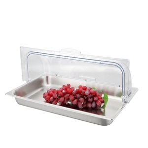 Sunnex <span class=keywords><strong>Hot</strong></span> Bán thực phẩm dịch vụ hiển thị container bền phục vụ thiết bị Set 1/1 kích thước đầy đủ thực phẩm Pan với PC CuộN Top - Product Image 4