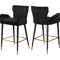Tabouret de Bar confortable, à Base métallique et en velours, chaise haute pour salle à manger, Restaurant, offre spéciale,