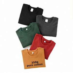 เสื้อฮู้ดดี้ H5018 คุณภาพสูง ราคาประหยัด ผลิตตามสั่ง OEM น้ำหนัก 350 กรัม ผ้าฝ้าย 100% ทรงโอเวอร์ไซส์ สำหรับผู้ชายและผู้หญิง - Product Image 3