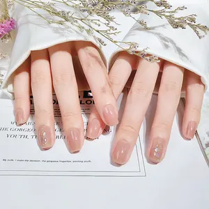 AI LA NUO French Pink UV Gel politur 6 Farben 15ml Full Set Nails Beauty Salon
