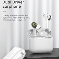 MSTAR/OEM 2024 Headset 5.0 baru Earphone nirkabel Tws In-ear LED HEADPHONE Driver dinamis ganda