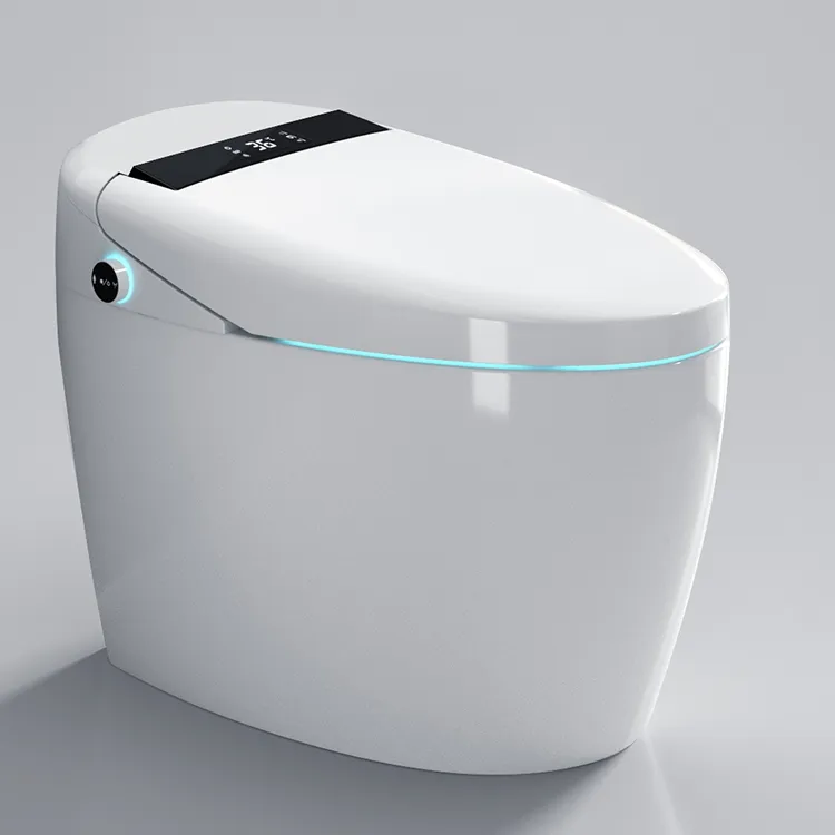 WC Kommode westlichen zeitgenössischen Badezimmer intelligente Inodoros Sanitär keramik intelligente längliche Toiletten