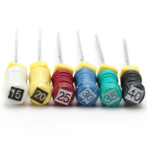 Limas endodónticas de acero NiTi tipo K, instrumentos endodónticos básicos para conductos radiculares - Product Image 2