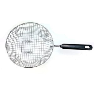 Cesta de malla metálica de acero inoxidable <span class=keywords><strong>DaS</strong></span> con asa para freír patatas fritas y <span class=keywords><strong>pasta</strong></span> - Product Image 5