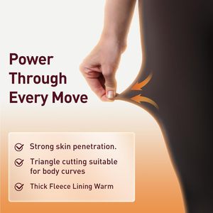 Collants d'hiver épais pour femmes, doublés de <span class=keywords><strong>polaire</strong></span>, solides, chauds, thermiques A01-8-1 - Product Image 3