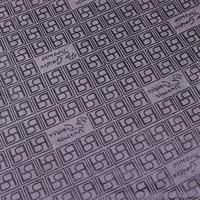 Tissu d'impression artisanale lourd en velours côtelé pour chapeaux et manteaux