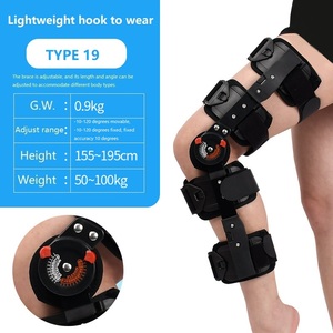 Penyangga Lutut Berengsel yang Dapat Disesuaikan, Penyangga Lutut Berengsel untuk Arthritis, Penyangga Lutut ROM - Product Image 1
