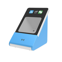 Escáner de Escritorio con NFC, Lector de Códigos de Barras Omnidireccional de Manos Libres para Verificación de Boletos de Transporte Público