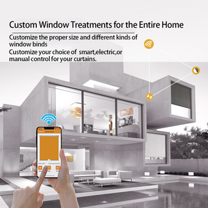 ผ้าม่านพับได้สีขาว S ผ้าอัดจีบโพลีเอสเตอร์บางห้องนั่งเล่นที่ทันสมัยสำหรับบ้าน - Product Image 6