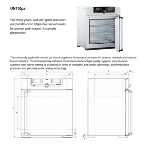 เตาอบแห้ง <span class=keywords><strong>Memmert</strong></span> Meitelte <span class=keywords><strong>UN110</strong></span> 108L - Product Image 2