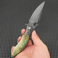 Couteau pliant haut de gamme en acier Damas VG10 à 67 couches, couteau de camping et d'extérieur, couteau de poche portable EDC, vente en gros d'usine