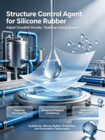 Fluide silicone à double extrémité terminé en vinyle, polymère silicone à réaction par addition hautement réactif, viscosité et teneur en vinyle réglables