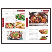 Buku Resep Menu PVC Custom, Daftar Harga Barbershop, Papan Iklan dengan Cetak Digital