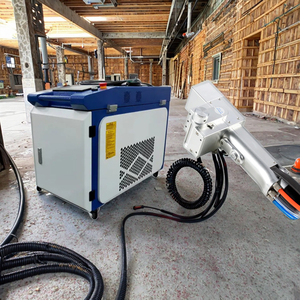 Machine de nettoyage laser portative haute puissance 1500W 3000W pour l'élimination de la rouille, de l'huile et de la peinture sur métal, nettoyeur laser pour acier inoxydable et pierre, réparation automobile - Product Image 1