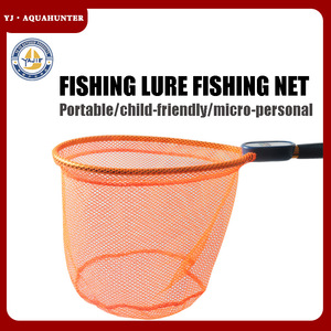 Red de pesca portátil ultraligera de malla estrecha, color naranja, 28x19cm, para pesca en arroyos, barcos y uso marino. - Product Image 5