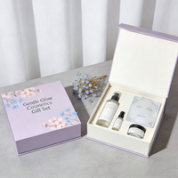 Boîtes à maquillage en carton recyclable en forme de tiroir avec laminage brillant, boîte cosmétique personnalisée pour rouge à lèvres