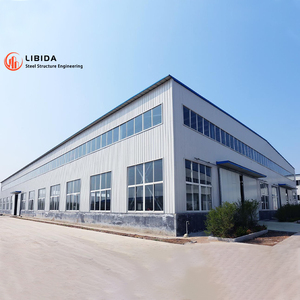 Entrepôt en acier préfabriqué à énergie solaire / Bâtiment d'entrepôt industriel à économie d'énergie - Product Image 1