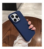 Coque de téléphone antichoc en silicone liquide TPU à prix d'usine pour iPhone 14 15 16 17 Pro Max & Plus – Housse souple colorée et étanche