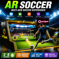 Simulador de Fútbol JAMMA, Juego Interactivo de Realidad Aumentada con Proyector Láser, Simulación Virtual de Tiros Libres, Uso en Interiores, Software Football.V 1.0