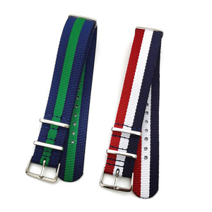 <span class=keywords><strong>Bracelet</strong></span> de <span class=keywords><strong>montre</strong></span> en nylon multicolore de haute qualité à rayures 12mm <span class=keywords><strong>14mm</strong></span> 16mm 18mm 20mm 22mm 24mm <span class=keywords><strong>Bracelet</strong></span> de <span class=keywords><strong>montre</strong></span> en nylon - Product Image 3