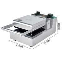 Nouvelle machine à gaufres et sandwichs automatique électrique 220V en acier inoxydable, haute productivité, design portable pour restaurants