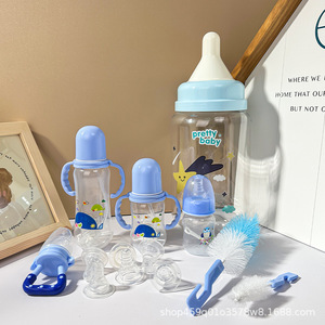 Ensemble de biberons portables avec tétines interchangeables et brosses de nettoyage, <span class=keywords><strong>coffret</strong></span> cadeau pour nouvelle maman, seau de rangement pour biberons - Product Image 4