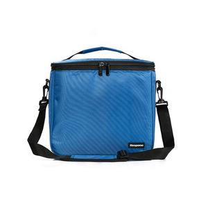 Bolsa de almuerzo aislada azul marino con correa ajustable para el hombro para mujeres, hombres y niños | Trabajo de Oficina | Escuela | Bolsa de Transporte para Comida de Picnic <span class=keywords><strong>en</strong></span> la Playa - Product Image 5
